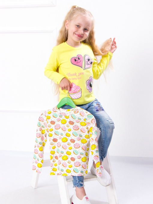 Лонгслив Носи своє модель 6025-5-ponchik-limon Фото