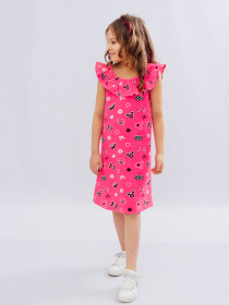 Платье мини Носи своє модель 6027-002-bantiki-rozh-neon Фото