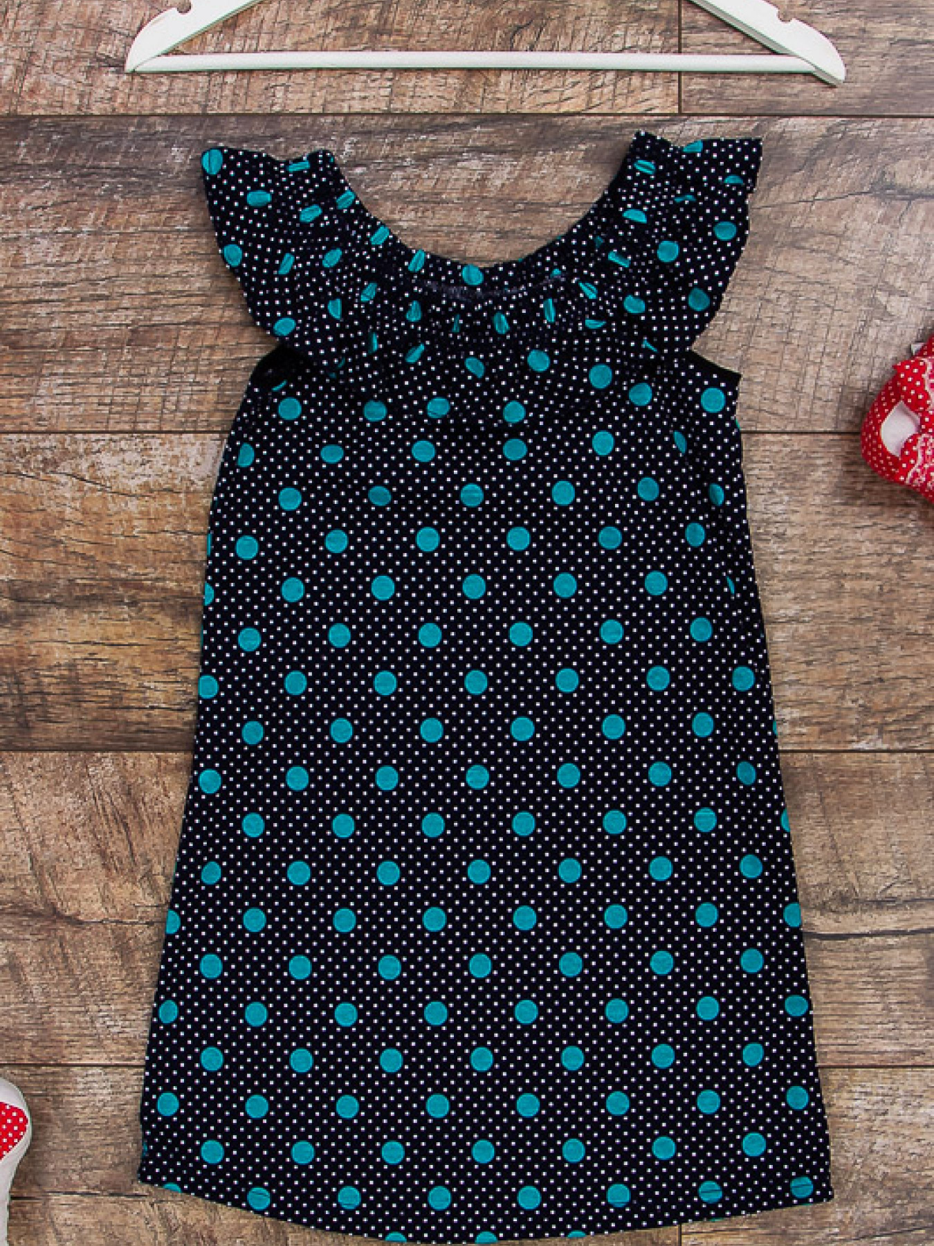 Платье мини Носи своє модель 6027-002-goroh-blakitnij Фото