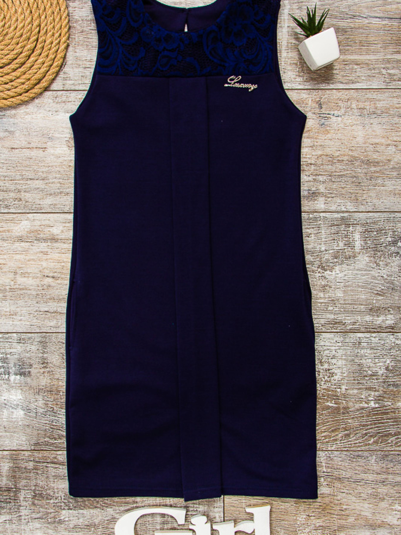 Сарафан Носи своє модель 6051-065-chornilxno-sinj Фото