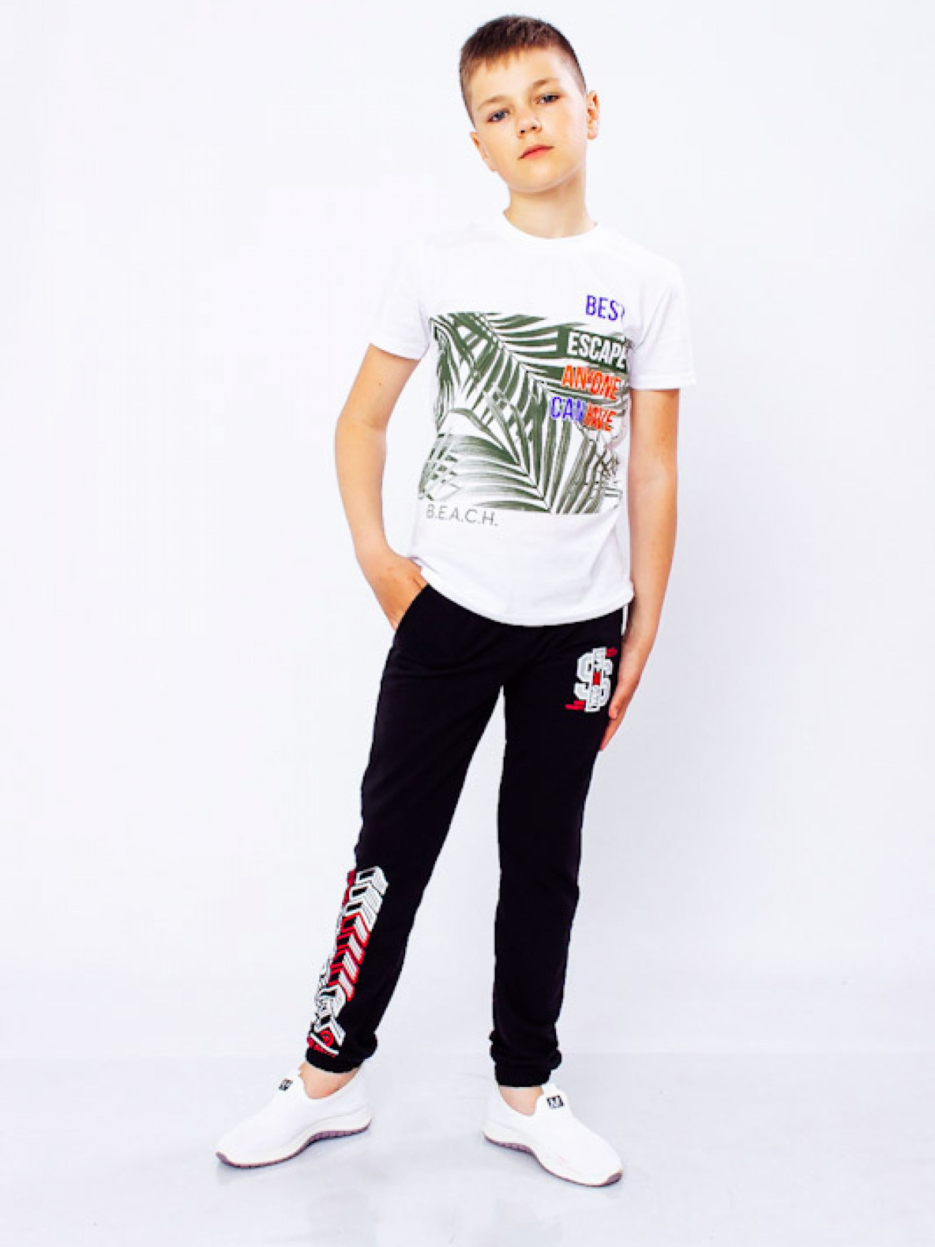 Штаны спортивные Носи своє модель 6060-057-33-chornij Фото