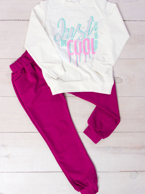Спортивный костюм Носи своє модель 6063-057-33-3-molochnij-fuksq Фото