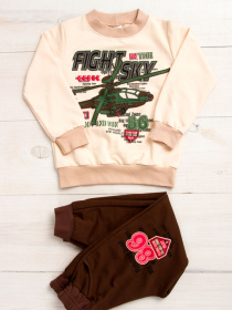 Спортивный костюм Носи своє модель 6063-057-33-4-bezh-korichnevij Фото