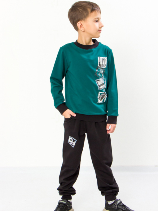 Спортивный костюм Носи своє модель 6063-057-33-4-butilochnij-chornij Фото