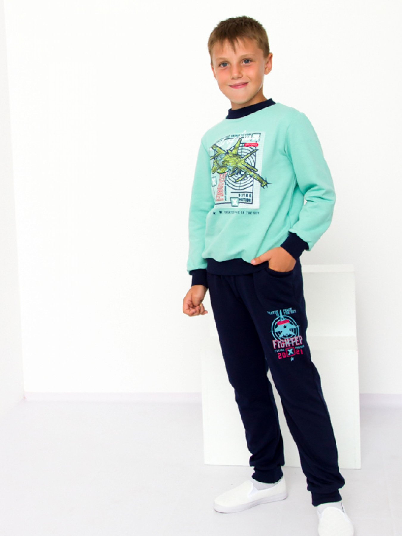 Спортивний костюм Носи своє модель 6063-057-33-4-temna-m-qta-chornilxno-sinj Фото