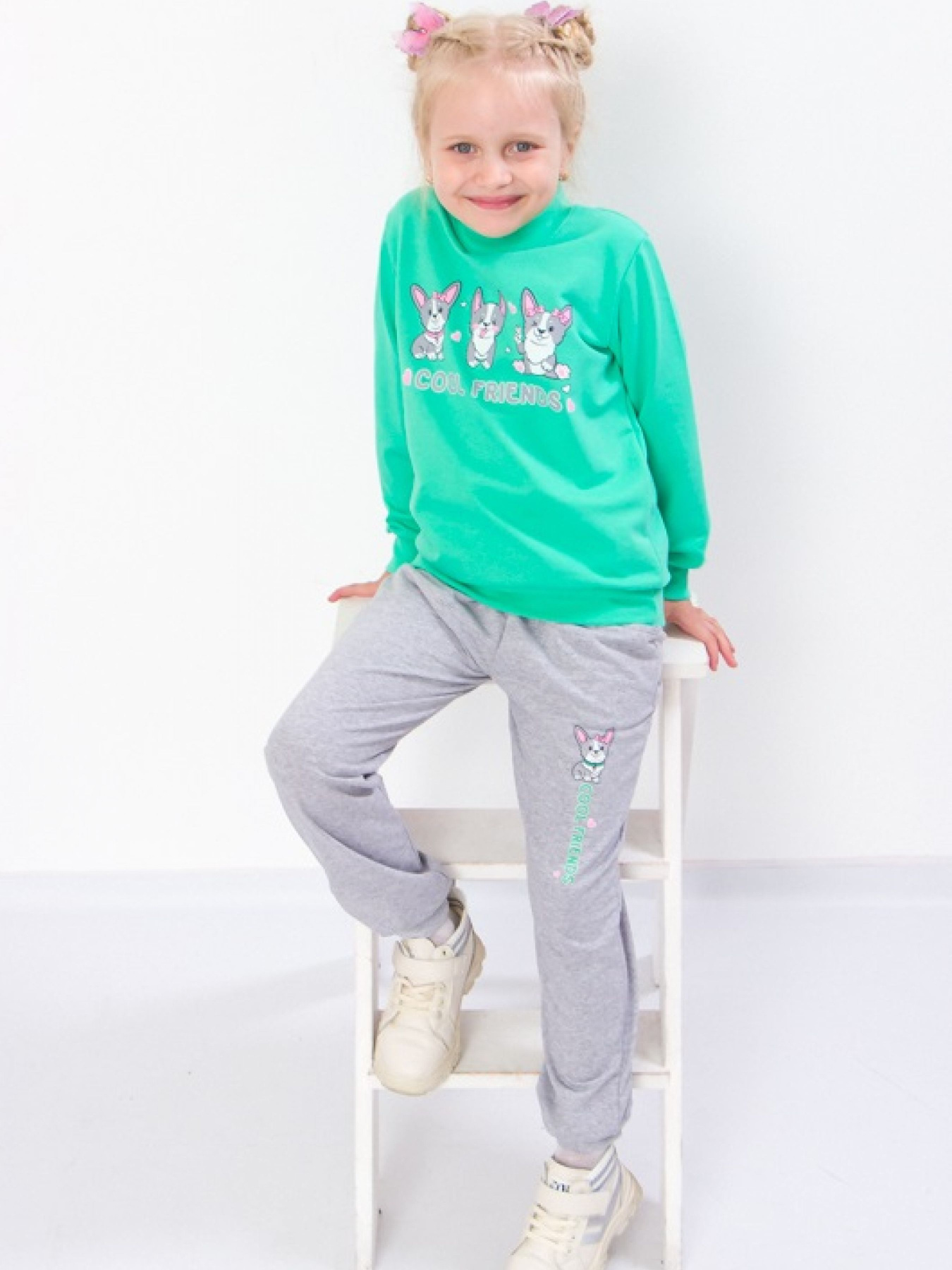 Спортивний костюм Носи своє модель 6063-057-33-7-mentol-sobachka Фото