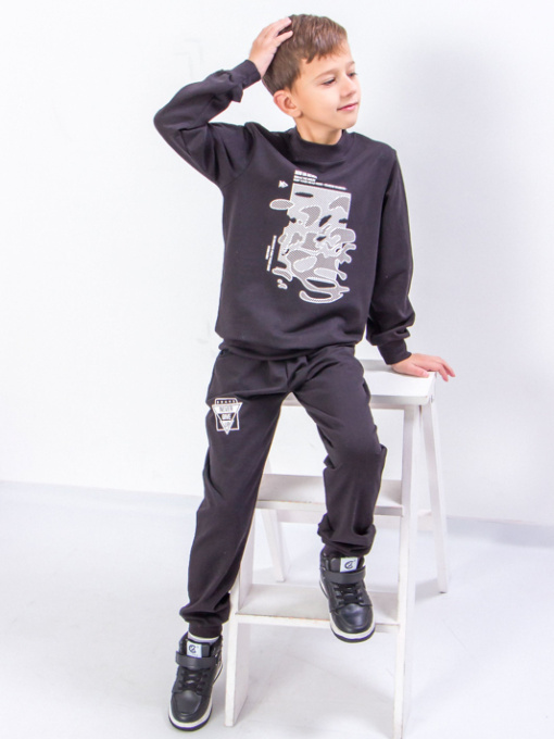 Спортивный костюм Носи своє модель 6063-057-33-chornij Фото