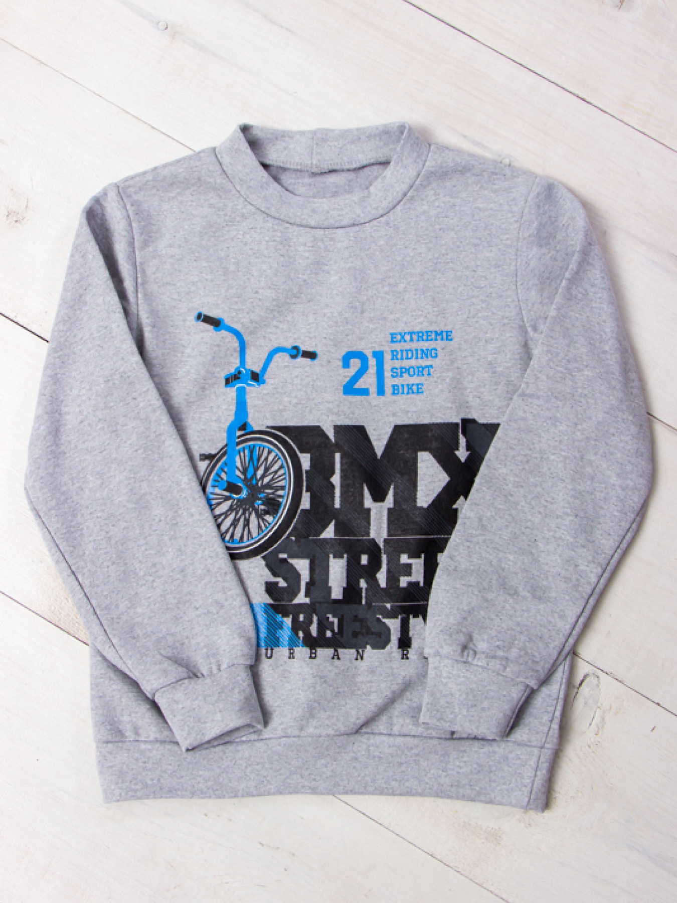 Свитшот Носи своє модель 6069-023-33-4-srij-velosiped Фото