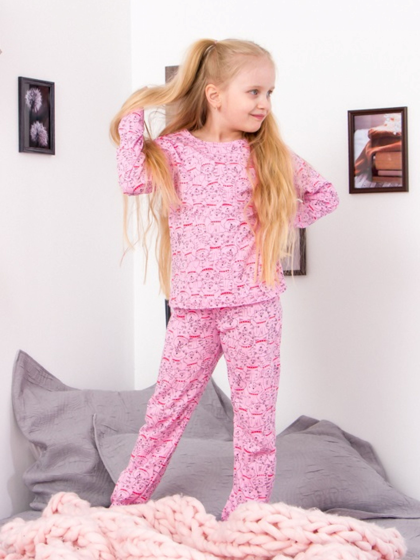 Пижама Носи своє модель 6076-002-5-kotik-rozhevij Фото