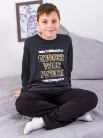 Піжама Носи своє модель 6076-023-33-1-antracit-chornij Піжама Носи своє модель 6076-023-33-1-antracit-chornij Фото