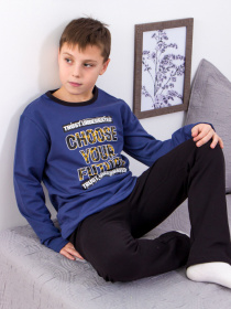 Піжама Носи своє модель 6076-023-33-1-sinj-chornij Фото