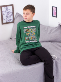 Піжама Носи своє модель 6076-023-33-1-zelenij-chornij Фото