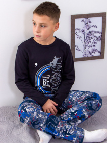 Піжама Носи своє модель 6076-024-33-1-chornilxno-sinj-brave Фото