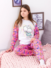 Пижама Носи своє модель 6076-024-33-2-zajchiki-rozhevij Фото