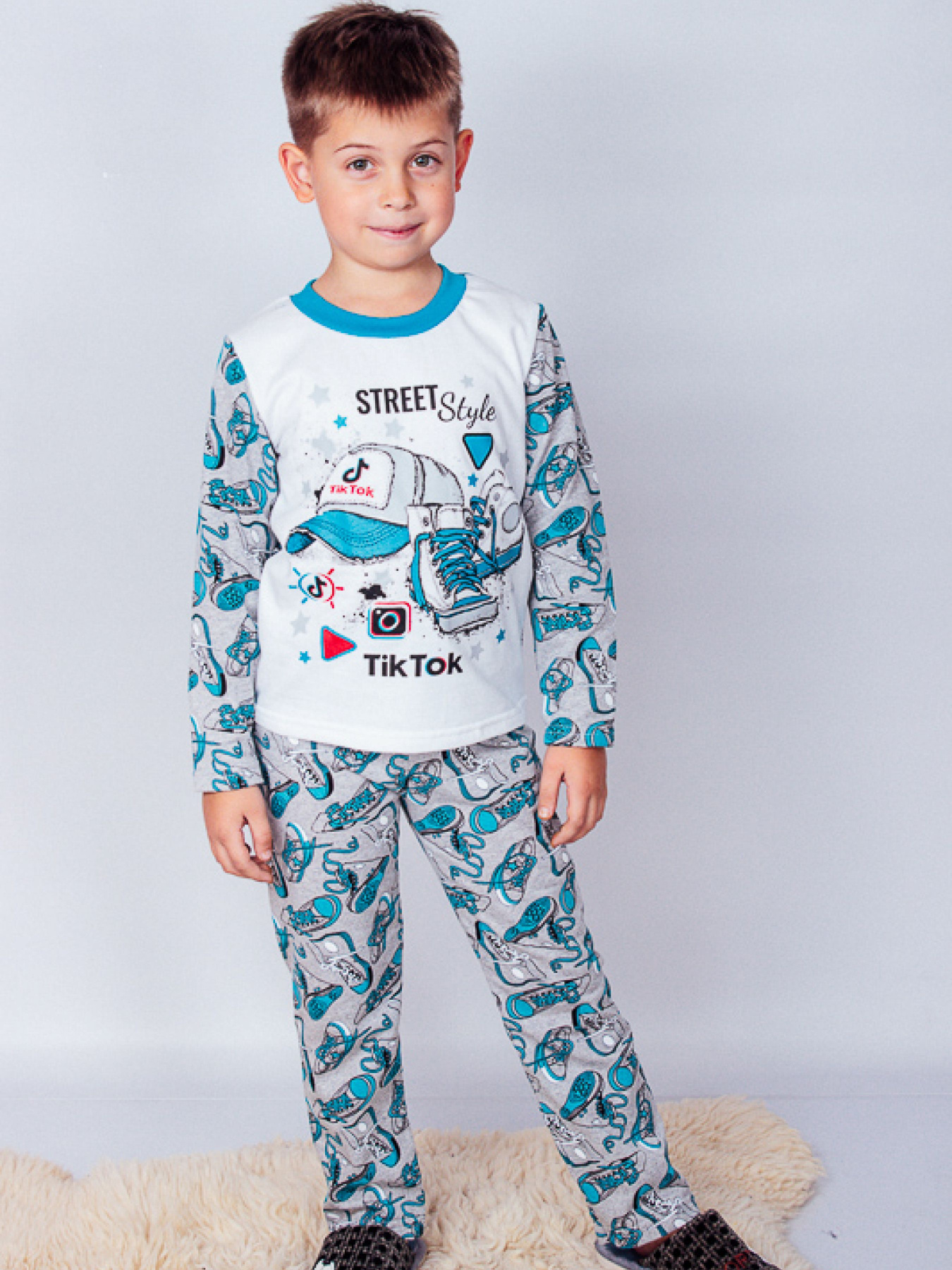 Пижама Носи своє модель 6076-024-33-4-kedi-srij Фото