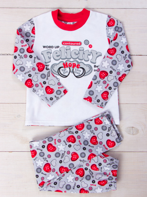 Піжама Носи своє модель 6076-024-33-5-serdechka-srij Фото