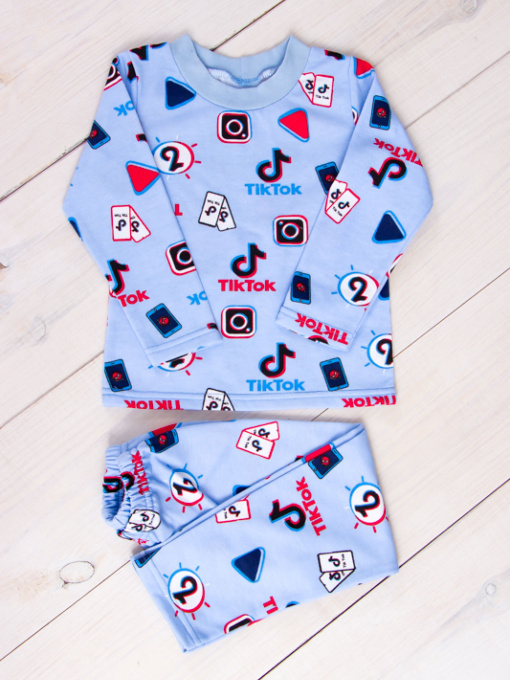 Піжама Носи своє модель 6076-024-4-tiktok-blakitnij Фото