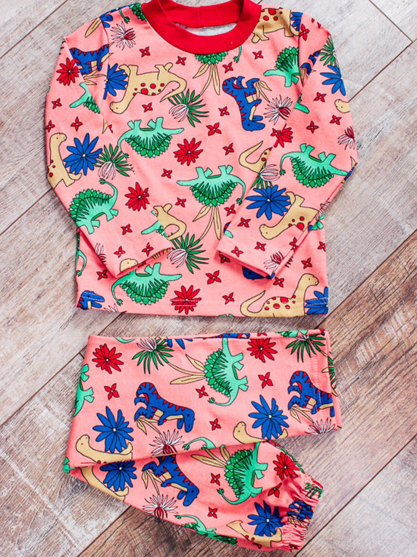 Пижама Носи своє модель 6076-024-5-dinozavr-koral Фото