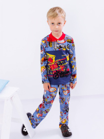 Пижама Носи своє модель 6077-002-33-4-motocikl-na-sinxomu Фото