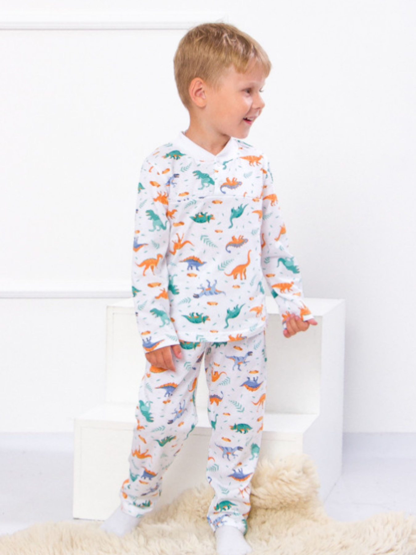 Пижама Носи своє модель 6077-002-4-dinozavr-na-blomu Фото