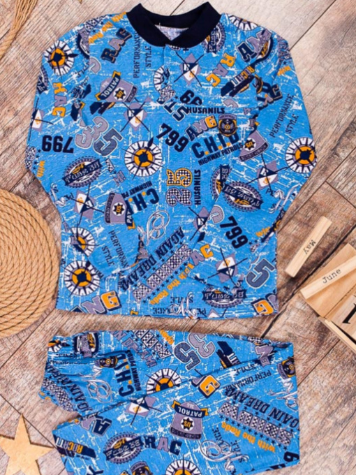 Пижама Носи своє модель 6077-002-4-nadpisi-na-sinxomu Фото