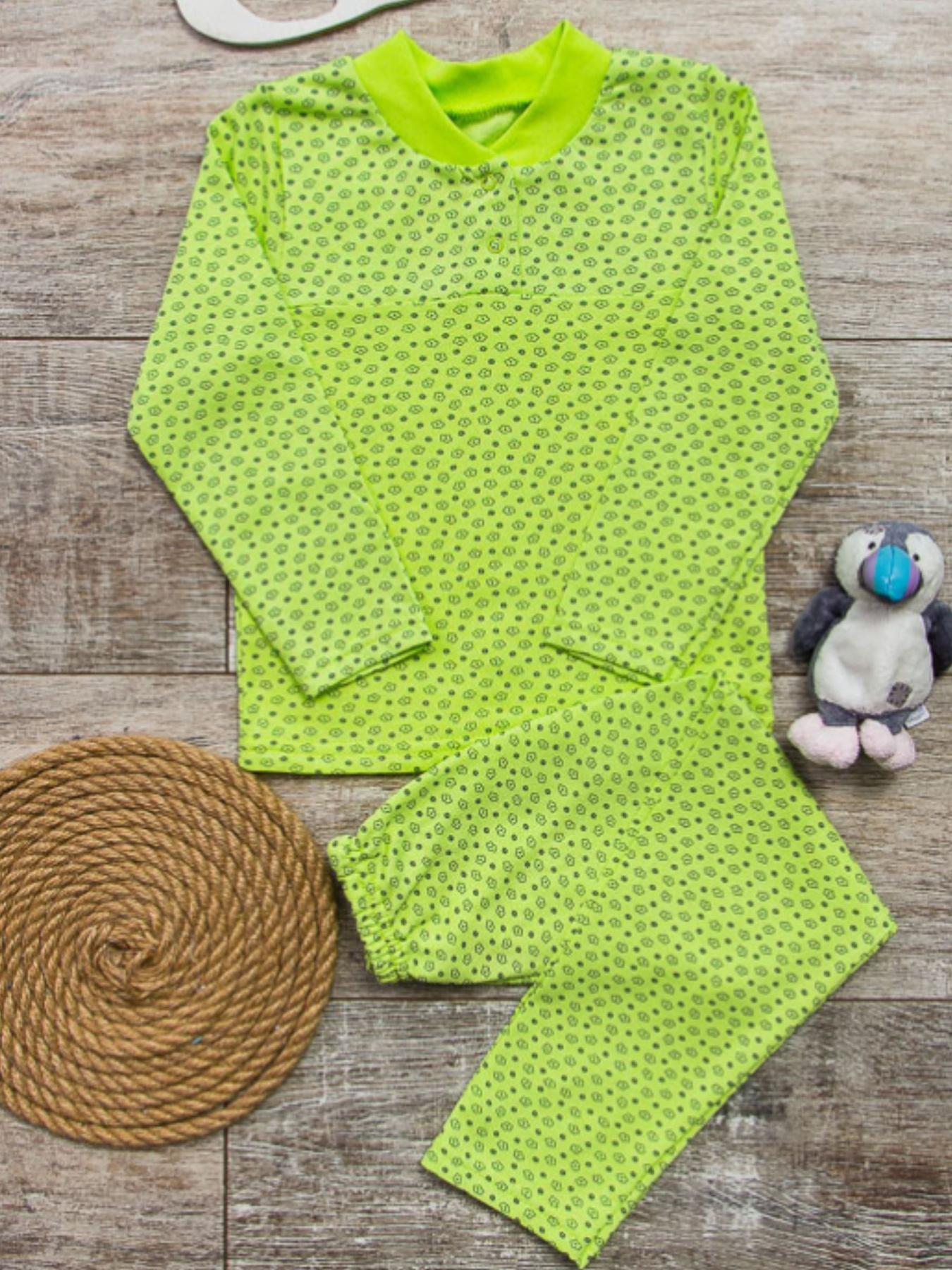 Пижама Носи своє модель 6077-024-5-kvti-salatovij Фото