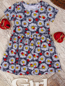 Сукня міні Носи своє модель 6118-002-romashka-chorn-sinj Фото