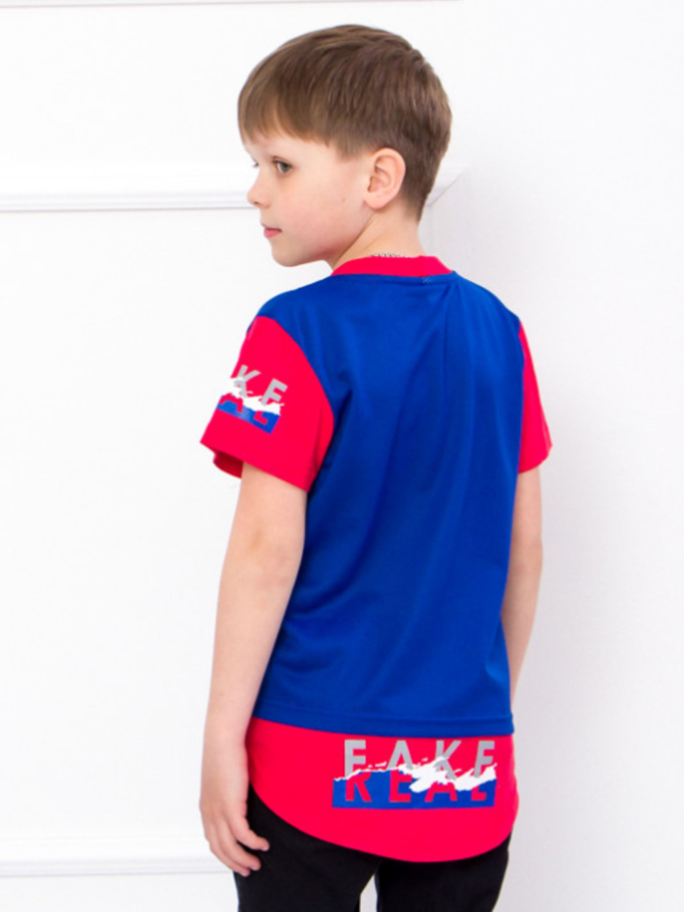 Футболка Носи своє модель 6121-100-33-sinj-chervonij Фото