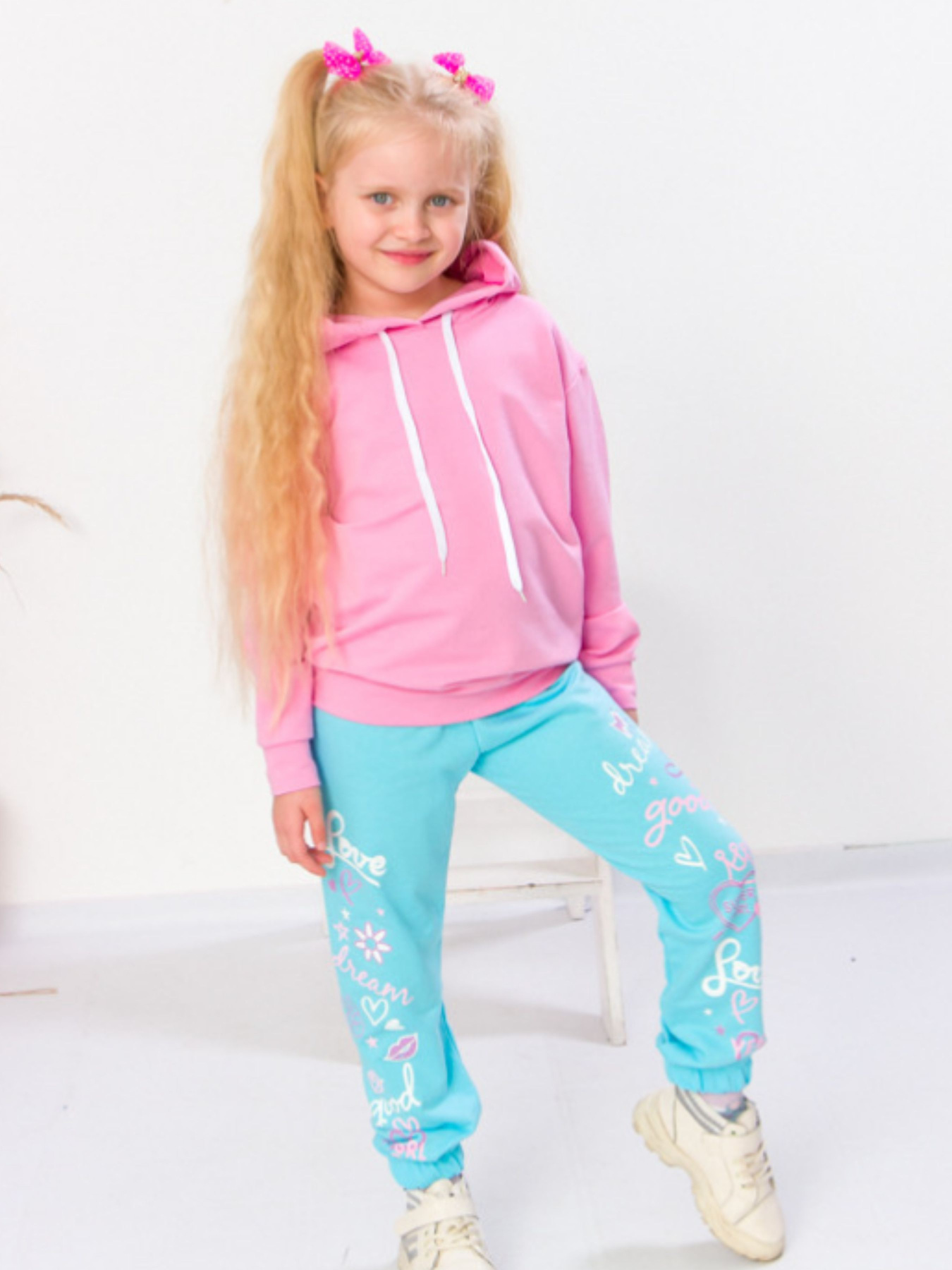 Джоггеры Носи своє модель 6155-023-33-3-nebesno-blakitnij-love Фото