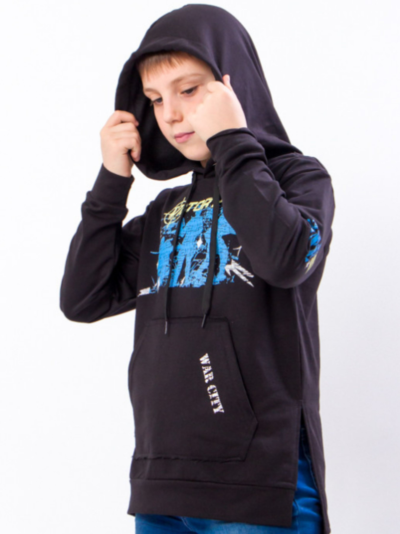 Худи Носи своє модель 6161-057-33-4-chornij Фото