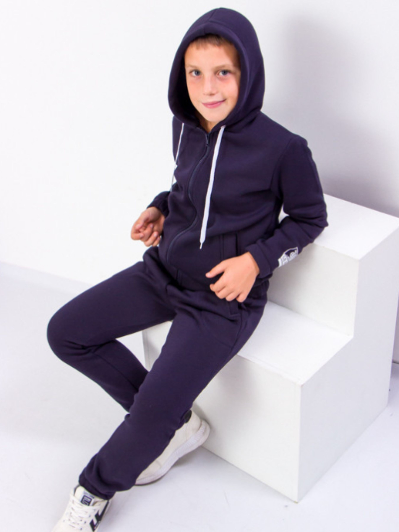 Спортивный костюм Носи своє модель 6173-025-33-chornilxno-sinj Фото