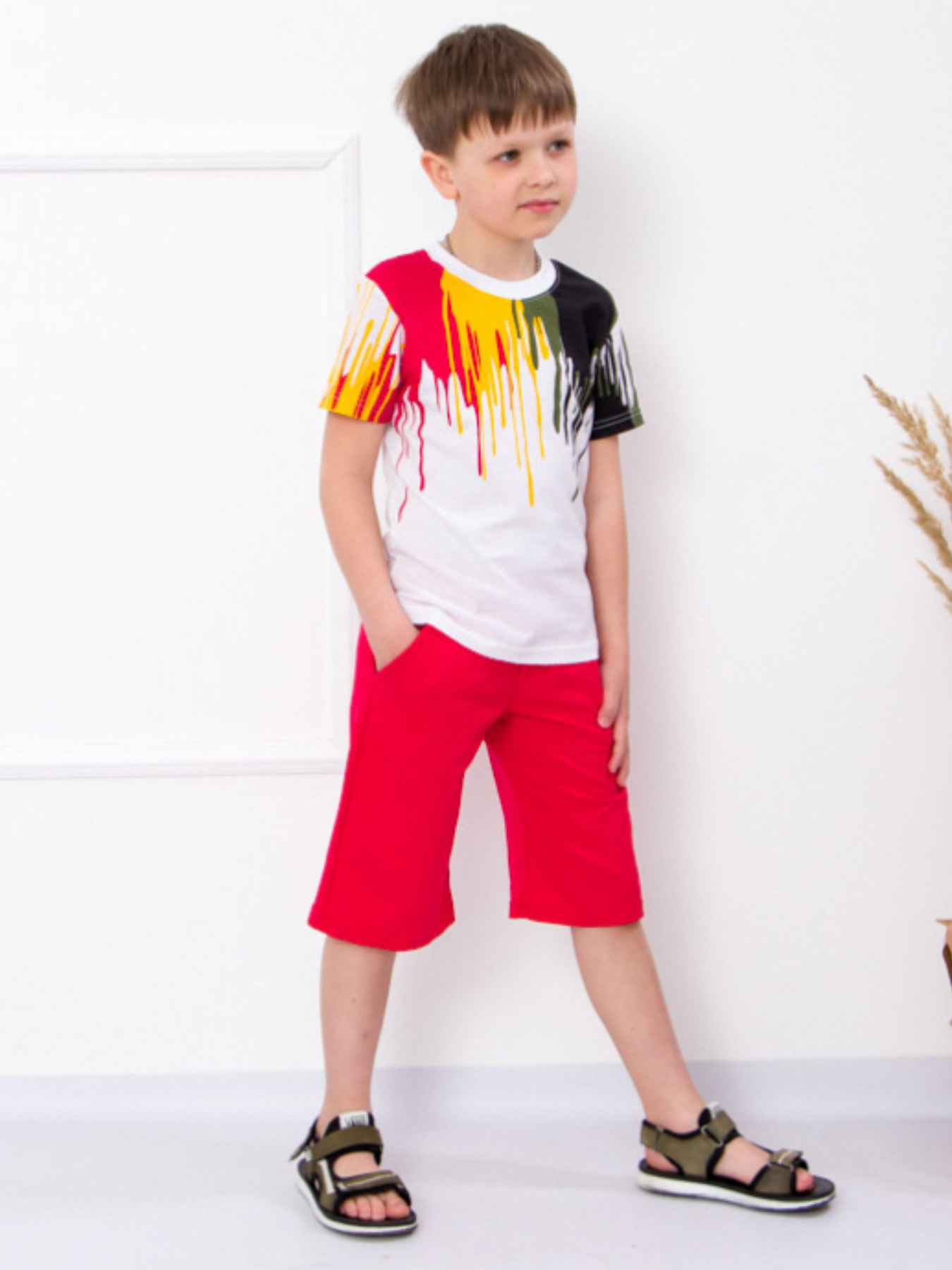 Повсякденний костюм Носи своє модель 6187-057-33-blij-chervonij Повсякденний костюм Носи своє модель 6187-057-33-blij-chervonij Фото