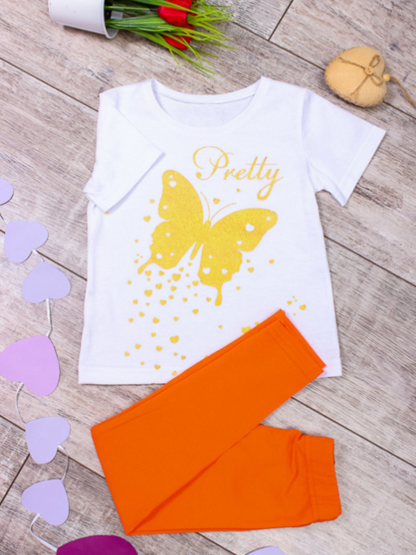 Повседневный костюм Носи своє модель 6194-036-33-pomaranchevij-metelik Фото