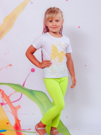 Повседневный костюм Носи своє модель 6194-036-33-salatovij-neon-metelik Фото