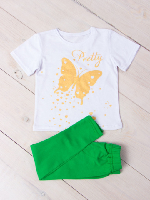 Повседневный костюм Носи своє модель 6194-036-33-zelenij-metelik Фото