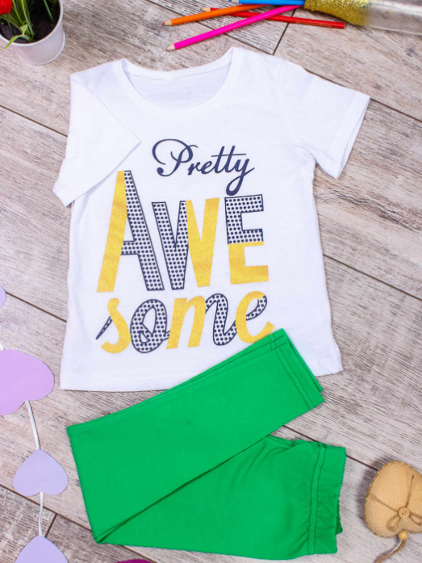 Костюм Носи своє модель 6194-036-33-zelenij-nadpisi Фото