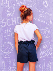 Повсякденні шорти Носи своє модель 6198-080-chornilxno-sinj Фото