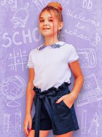 Повсякденні шорти Носи своє модель 6198-080-chornilxno-sinj Фото