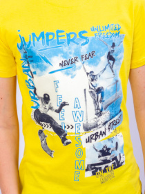 Повседневный костюм Носи своє модель 6213-057-33-zhovtij-chornilxno-sinj Фото