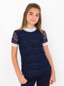 Блуза Носи своє модель 6217-036-chornilxno-sinj Фото