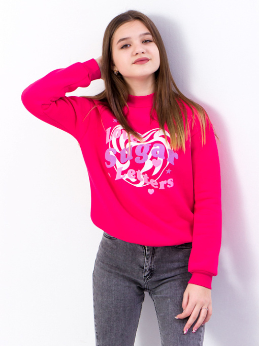 Свитшот Носи своє модель 6234-025-33-chervonij-koral-serce Фото