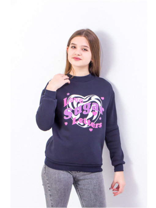 Свитшот Носи своє модель 6234-025-33-chornilxno-sinj-serce Фото