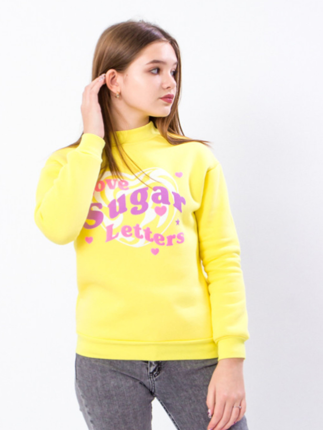 Свитшот Носи своє модель 6234-025-33-limon-serce Свитшот Носи своє модель 6234-025-33-limon-serce Фото