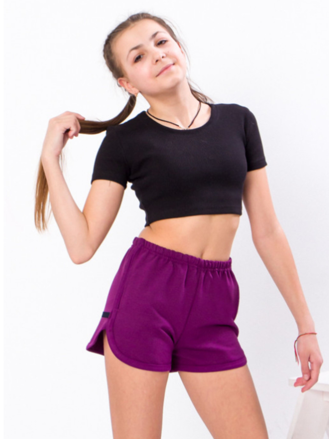 Шорти Носи своє модель 6242-057-baklazhan Фото