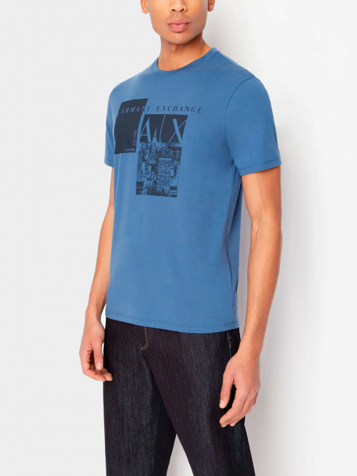 Футболкалар мен поло жейделер Armani Exchange үлгі 3RZTAB-ZJA5Z-15CK Фото