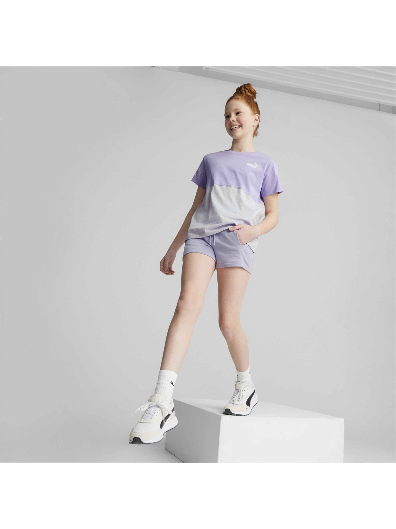 Шорты PUMA Power High-waist Shorts модель 673553 Фото