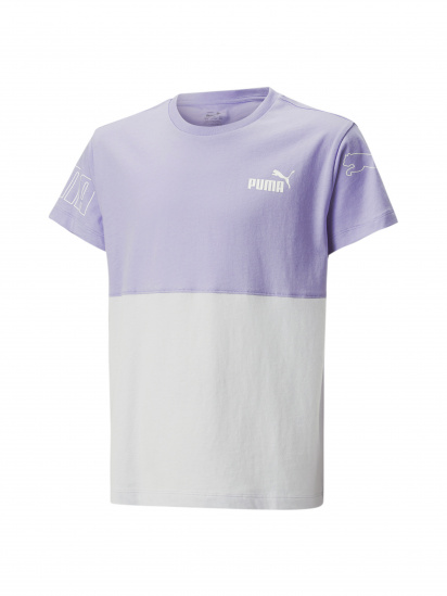 Футболка PUMA Power Colorblock Tee модель 673547 - фото