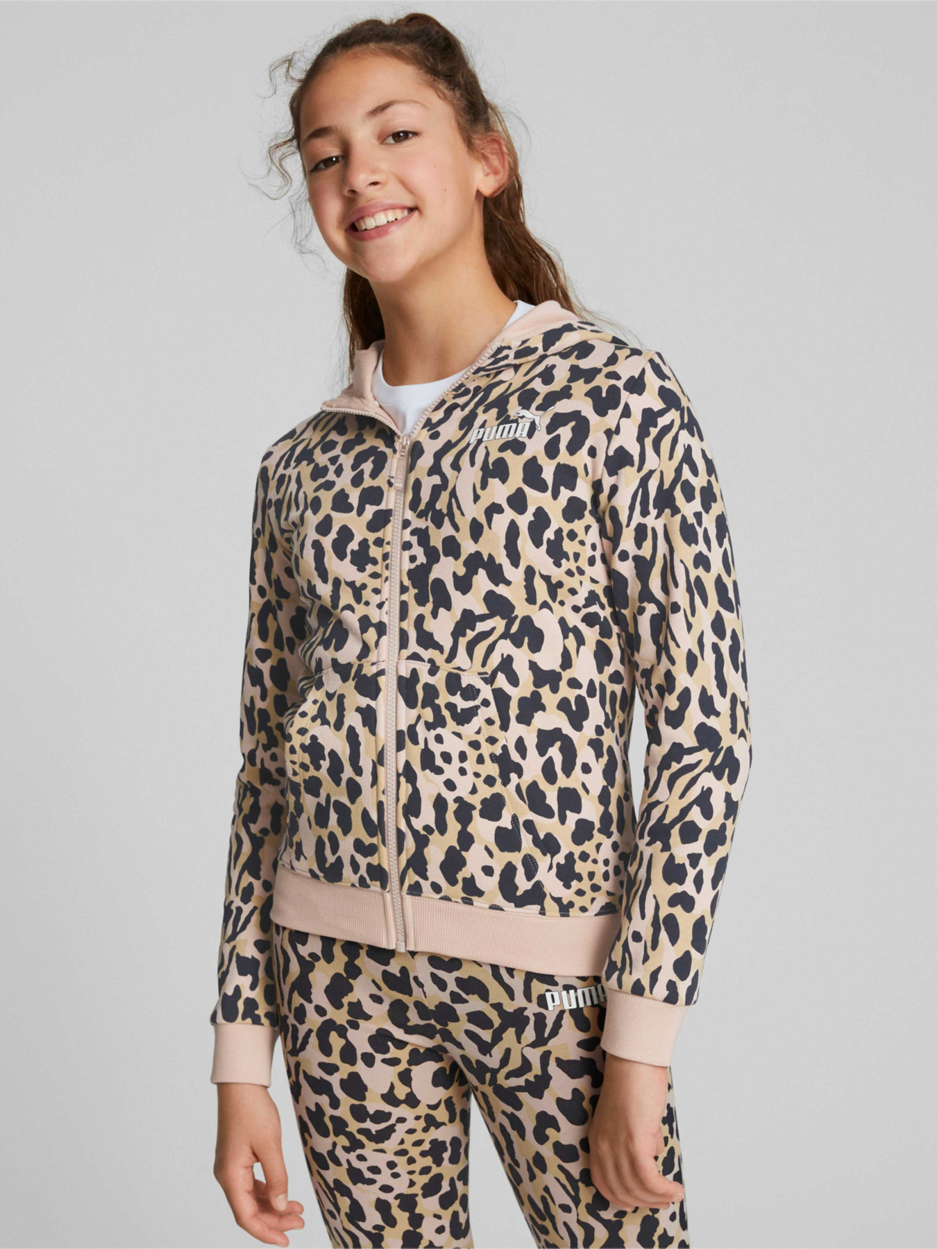 Спортивная кофта PUMA Alpha Aop Full-zip Hoodie модель 670218 Фото