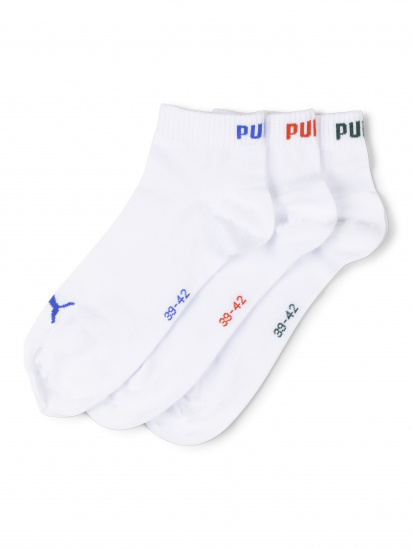 Набор носков PUMA Unisex Quarter Plain 3P модель 906978 - фото