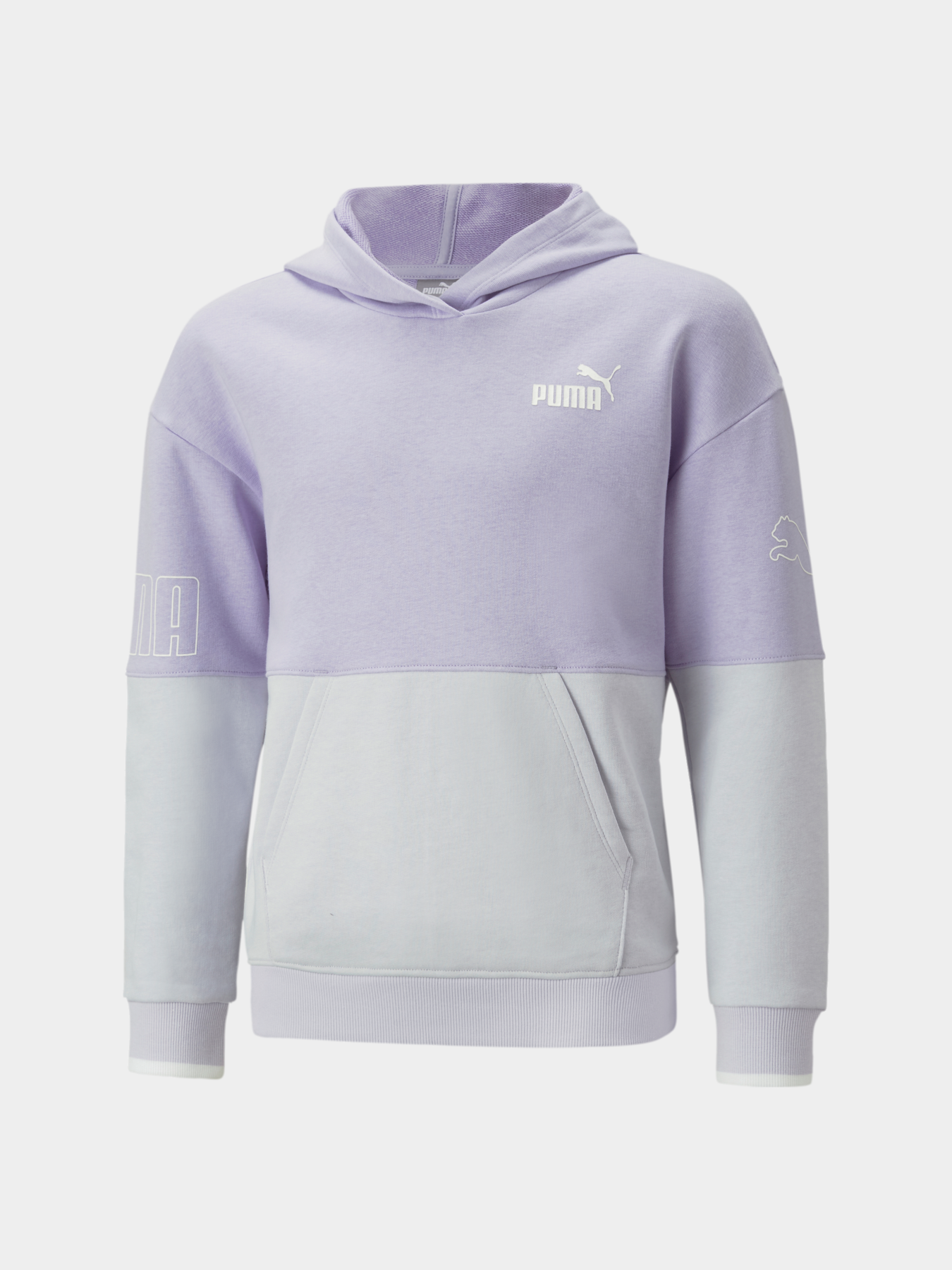 Худи PUMA Power Colorblock Hoodie модель 673549 Фото